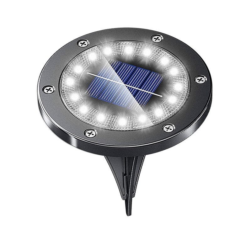 solar ground light | beau jardin solar lights | flat in-ground solar lights | best solar lights for shaded areas