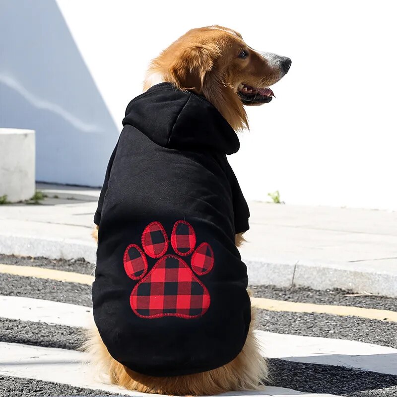 Dog Hoodie with Paw or Heart