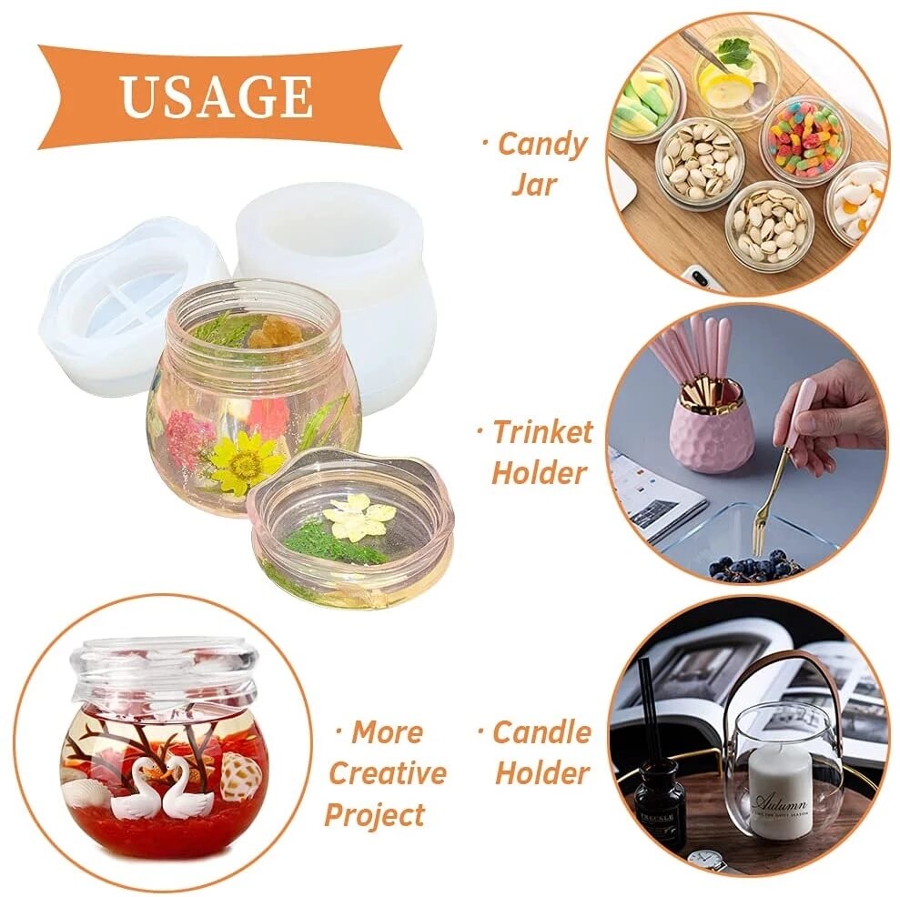 ResinLid™ Jar Mold Set - iSmart Home Gadgets Limited
