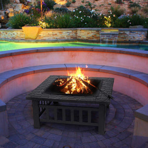 Large Iron Fire Pit (32 Inches) - iSmart Home Gadgets Limited