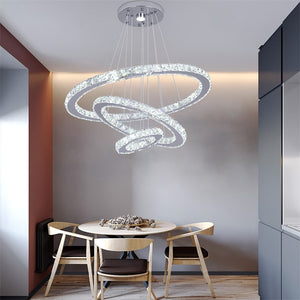 Three-tier Chandelier with Crystal Accents - iSmart Home Gadgets Limited