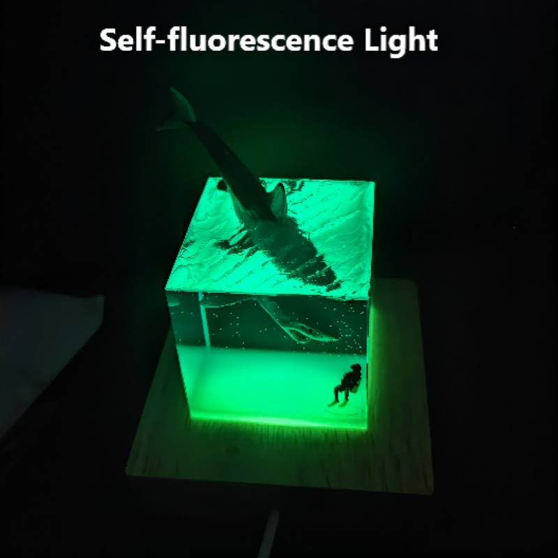 ResinPro™ Shark Diver Wood Lamp - iSmart Home Gadgets Limited