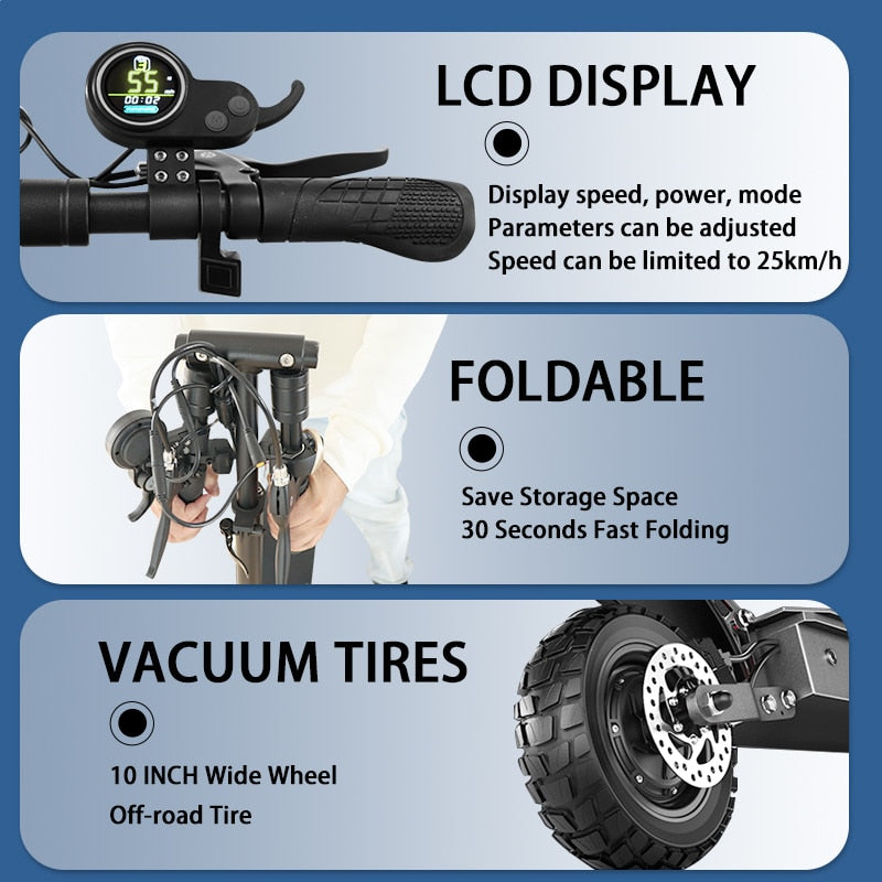 Foldable Electric Scooter X750 - iSmart Home Gadgets Limited