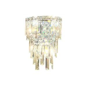 battery operated wall sconces | crystal wall sconces | elegant wall sconces | modern crystal wall sconce | backlit wall sconce | vintage crystal sconces