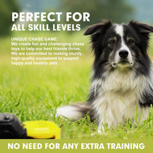 This smart dog exercise toy is perfect for all skill levels, promoting a fitter lifestyle without the need for extra training. It encourages active play and chasing, keeping dogs engaged and entertained.