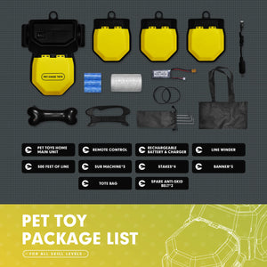 Smart Dog Exercise Toy package list.