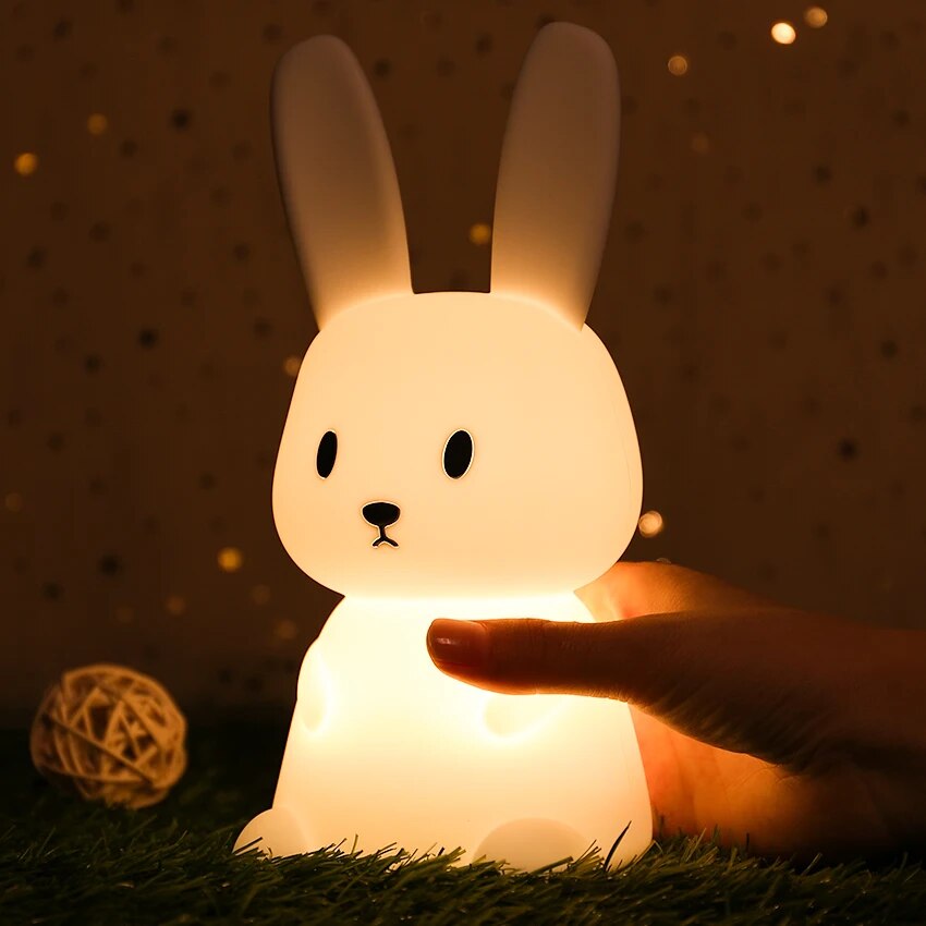 rabbit lamp | rabbit table lamp | white rabbit lamp | lumipets night light | vintage bunny lamp | lumipets bunny night light | bunny night light plug in | cute bunny lamp | ceramic bunny lamp | hiding bunny lamp