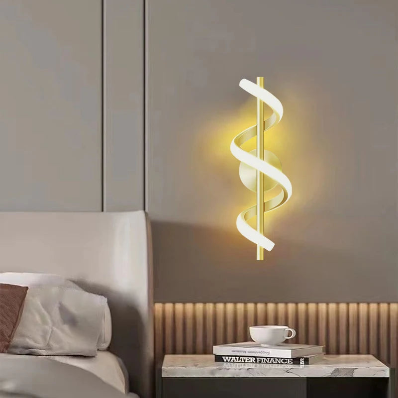 Nordic Spiral Wall Light