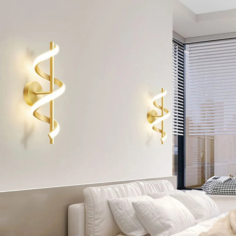 Nordic Spiral Wall Light Modern Home Lighting Solution