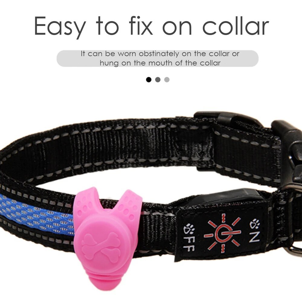 dog collar light | dog collar light up | dog collar light clip | dog safety light | dog led light | dog collar light rechargeable | spotlit collar light