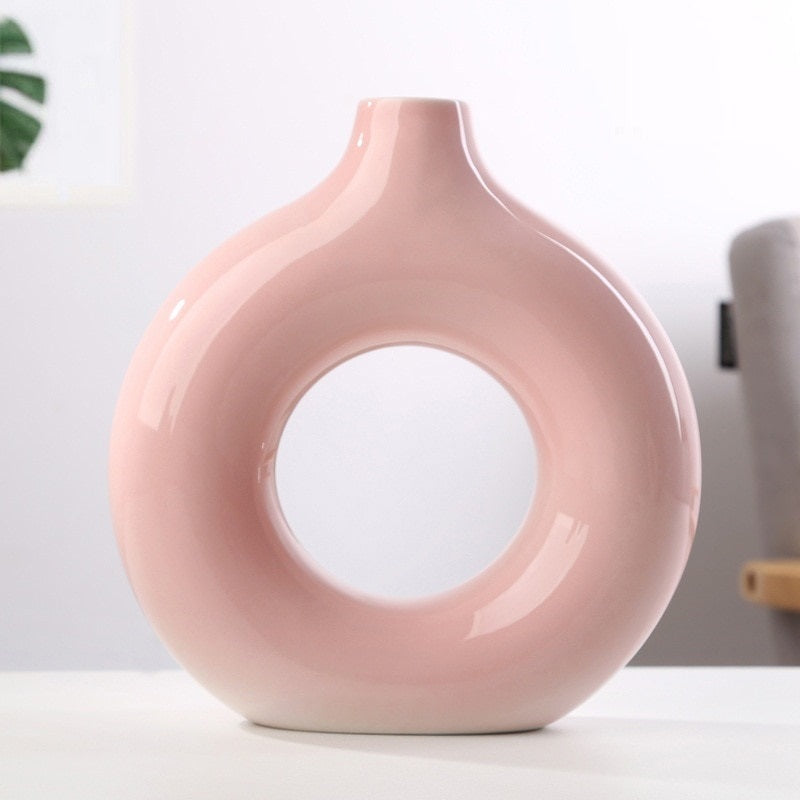 Nordic Circular Vase - iSmart Home Gadgets Limited