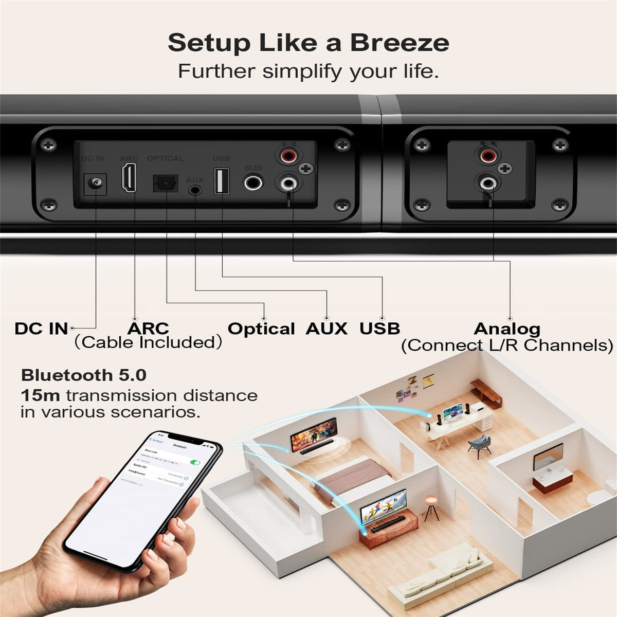 Soundbar with Dual Speakers - iSmart Home Gadgets Limited