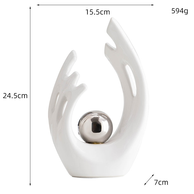 Abstract Ceramic Figurine - iSmart Home Gadgets Limited