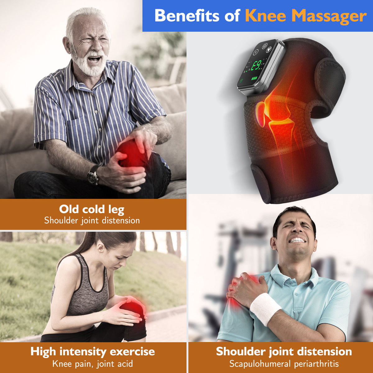 Heated Knee Massager - iSmart Home Gadgets Limited