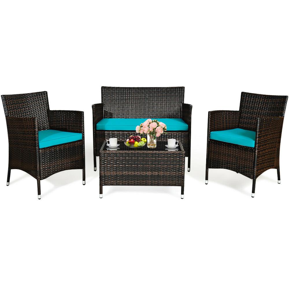 Rattan Sofa Set (3 Chairs & 1 Table) - iSmart Home Gadgets Limited