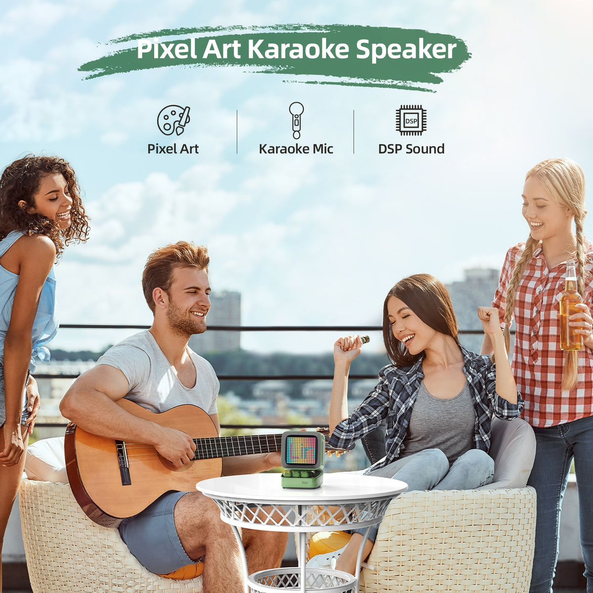 Pixel Art Karaoke Speaker - iSmart Home Gadgets Limited