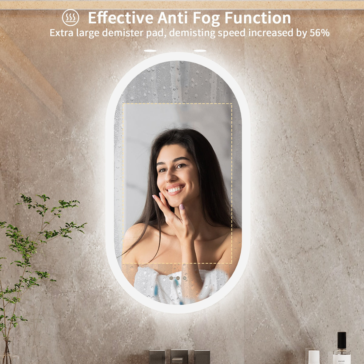 Smart LED Bathroom Mirror - iSmart Home Gadgets Limited