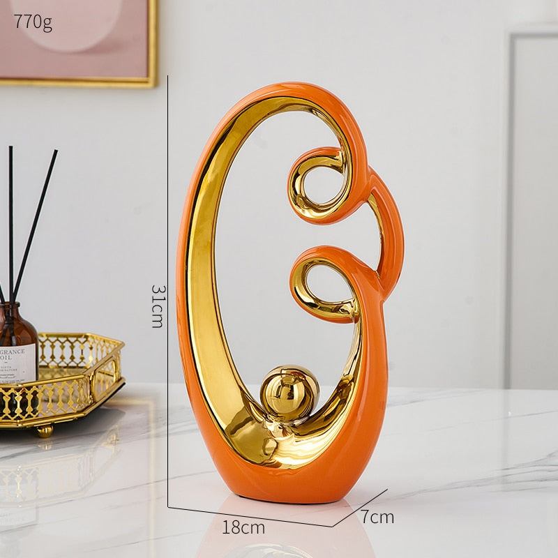 Abstract Ceramic Figurine - iSmart Home Gadgets Limited