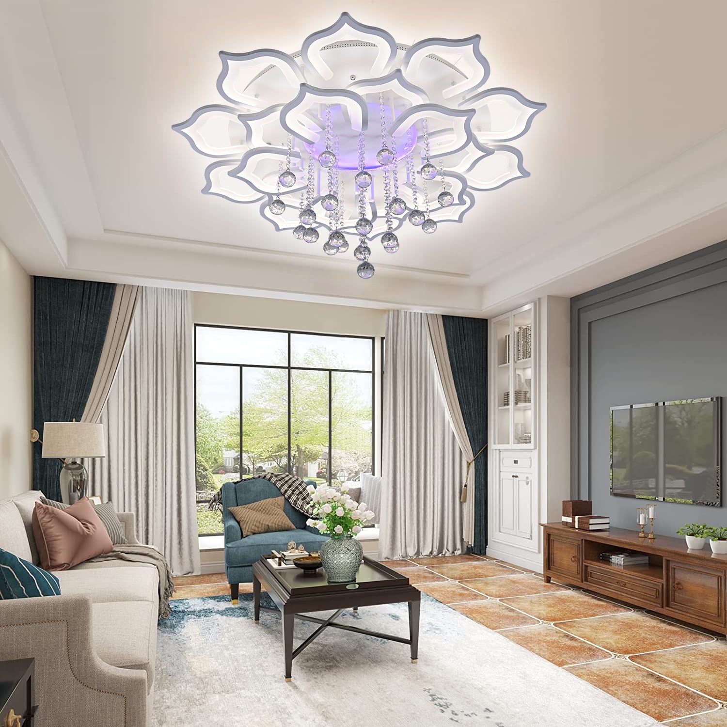 White Rose Ceiling Light - iSmart Home Gadgets Limited