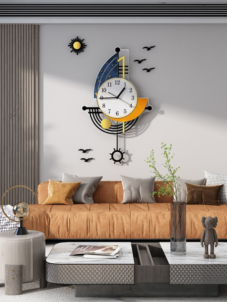 nautical clock | nautical clocks | nautical clock wall | marine clocks | ships clock for sale | vintage ships clock | maritime wall clock | Sailboat Wall Clock
