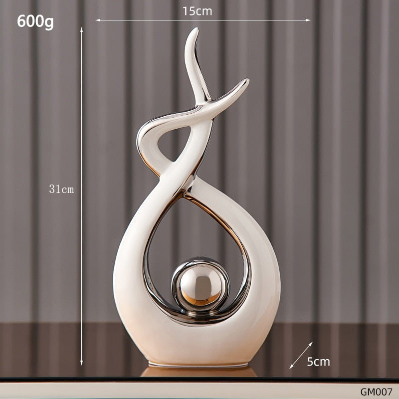 Abstract Ceramic Figurine - iSmart Home Gadgets Limited