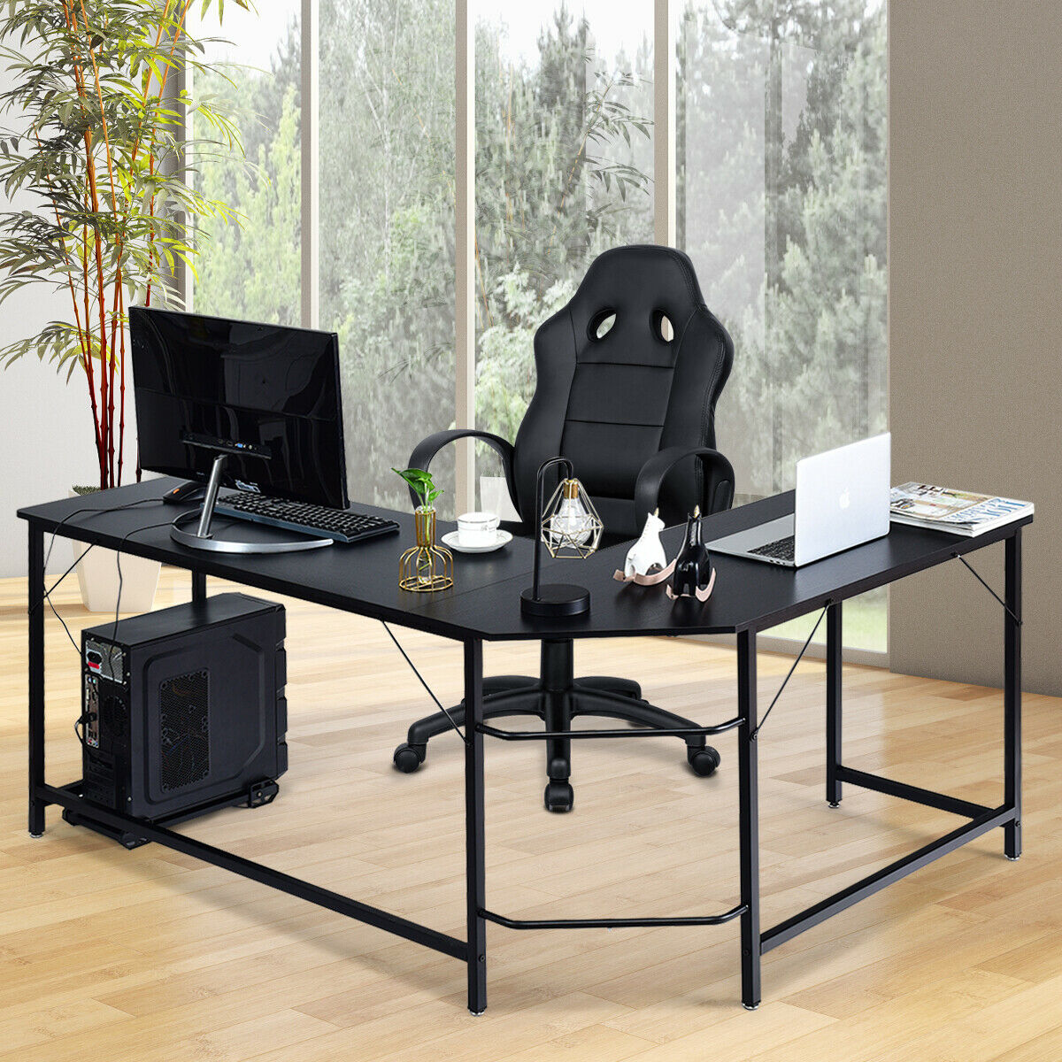 L-shaped Corner Computer Desk - iSmart Home Gadgets Limited