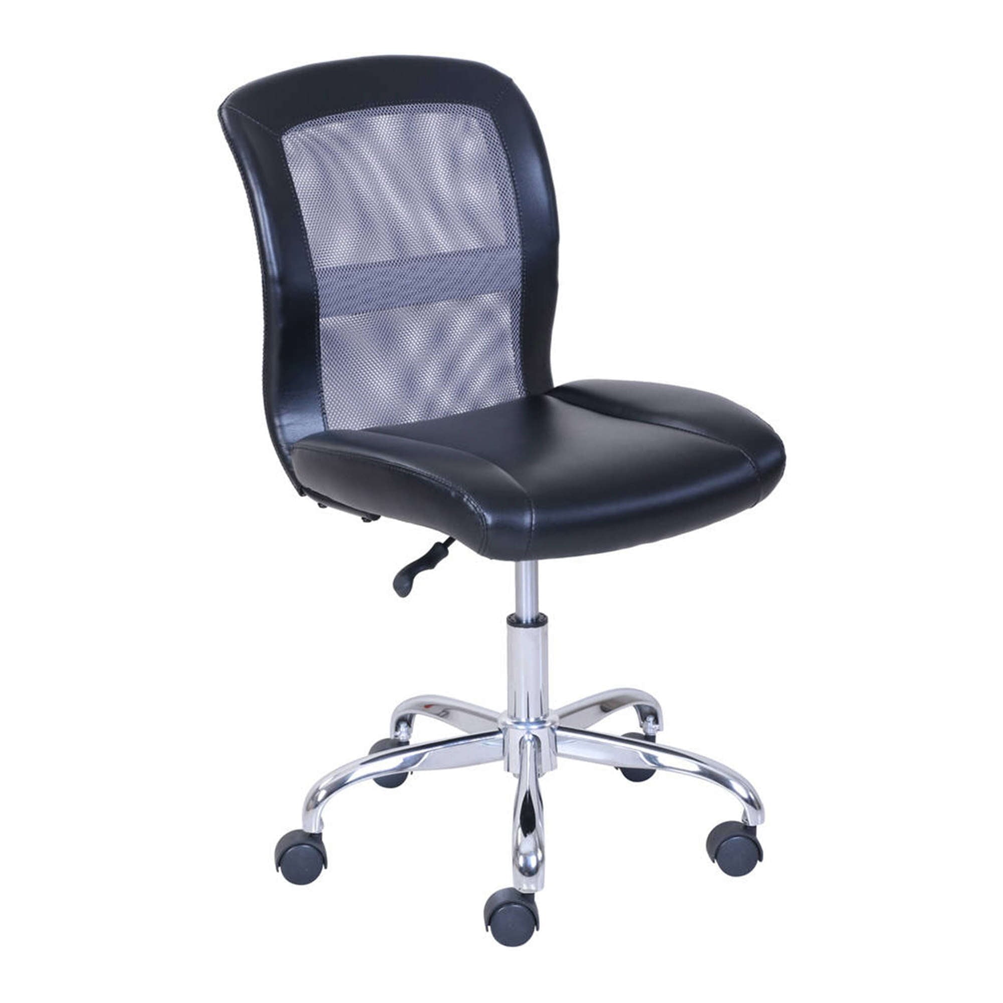 Small Compact Computer Chair Option Gray Black & Gray Black & Blue Black White