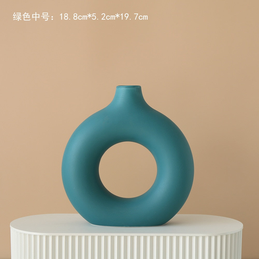 Nordic Circular Vase - iSmart Home Gadgets Limited