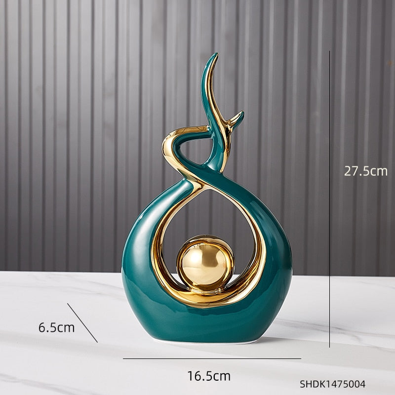 Abstract Ceramic Figurine - iSmart Home Gadgets Limited