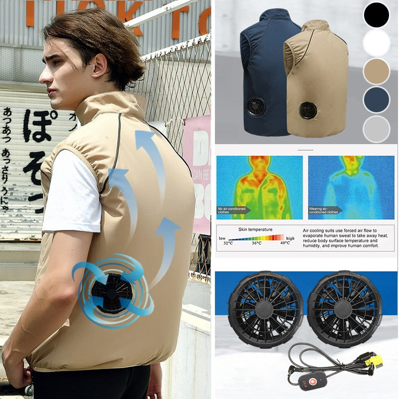 Fan Cooling Vest - iSmart Home Gadgets Limited