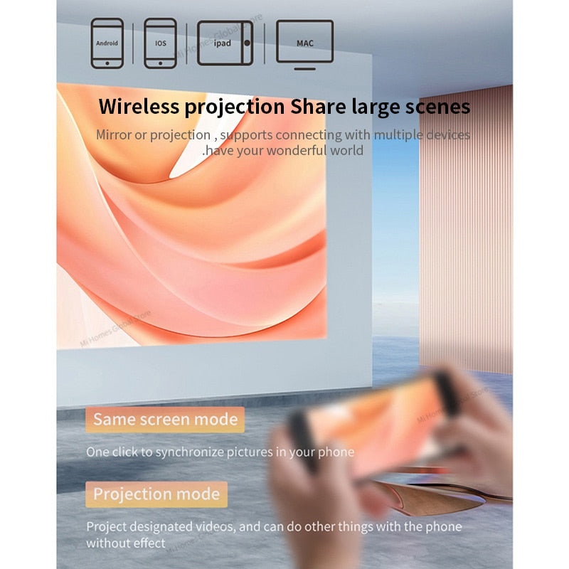 Mini AI-Powered Projector  Must-have for Android Phone