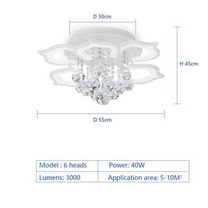 White Rose Ceiling Light - iSmart Home Gadgets Limited