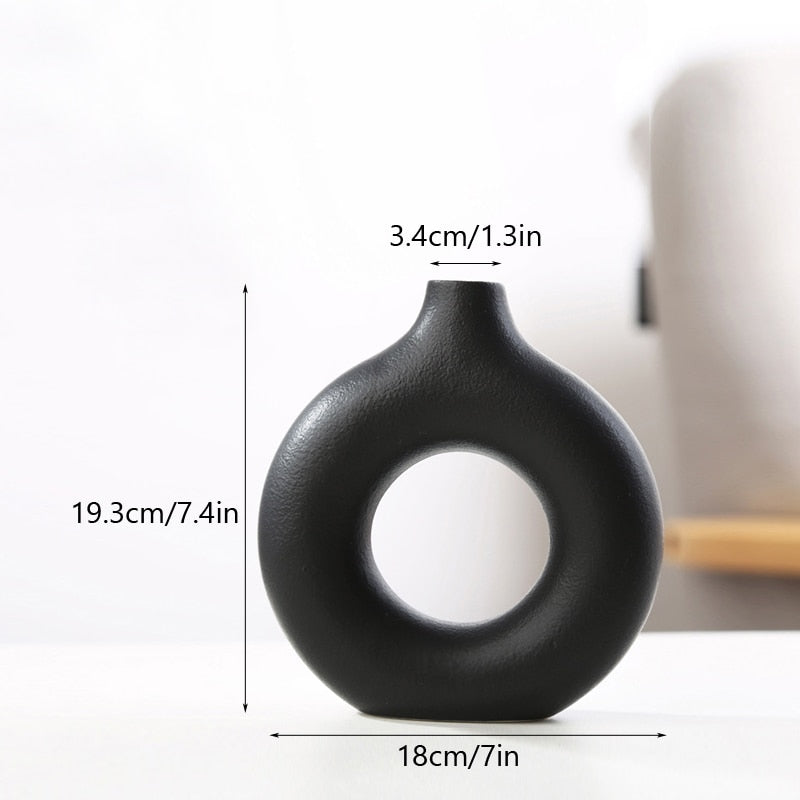 Nordic Circular Vase - iSmart Home Gadgets Limited