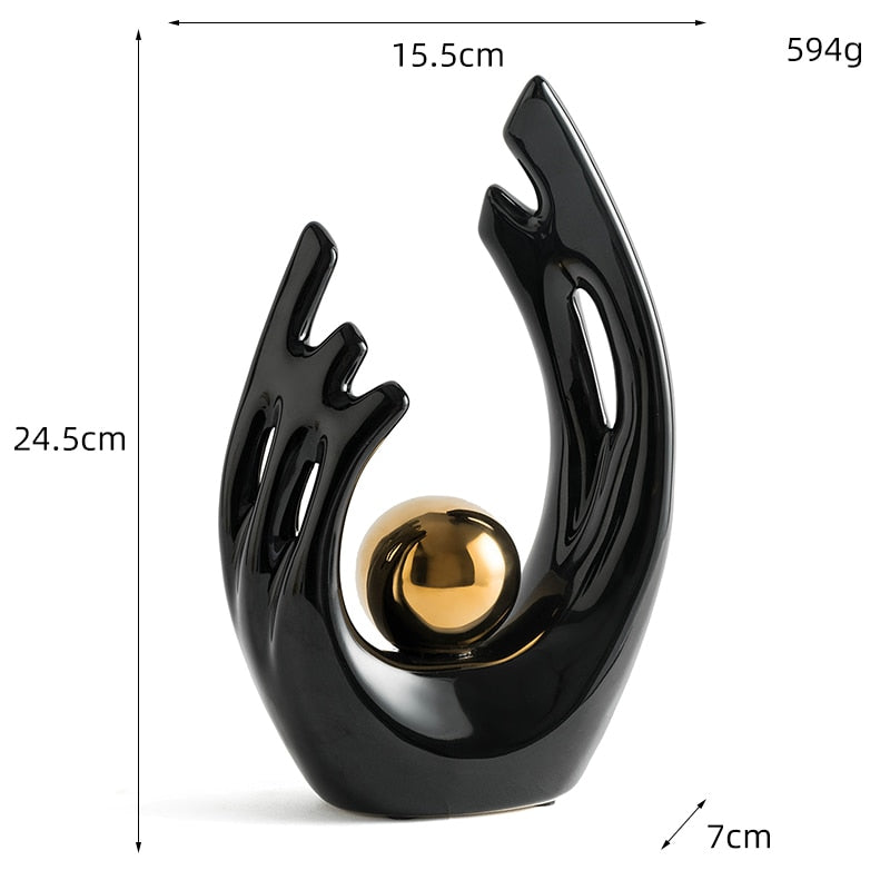 Abstract Ceramic Figurine - iSmart Home Gadgets Limited