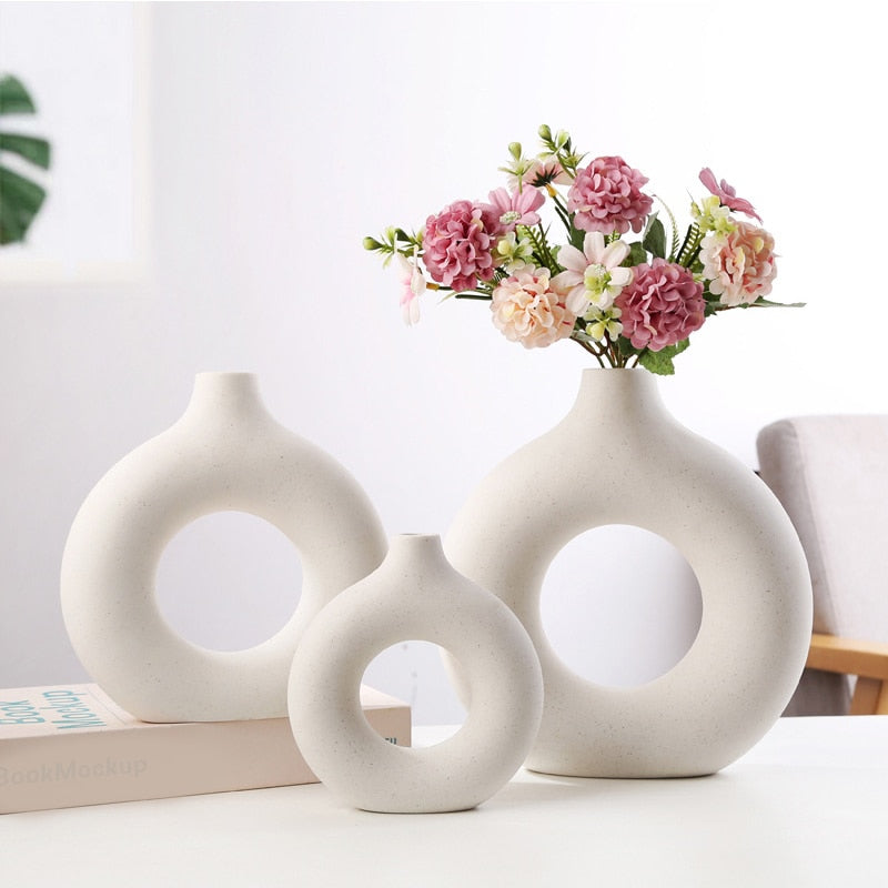 Nordic Circular Vase - iSmart Home Gadgets Limited