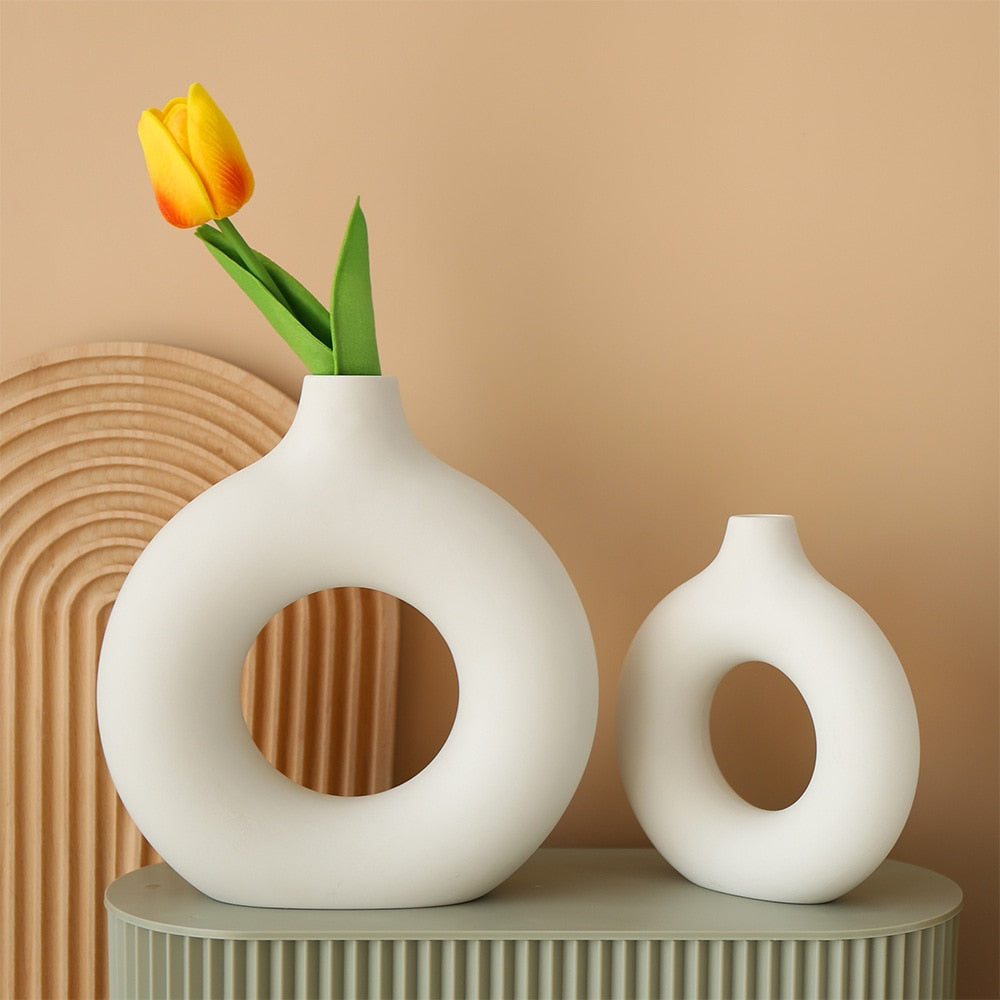 Nordic Circular Vase - iSmart Home Gadgets Limited