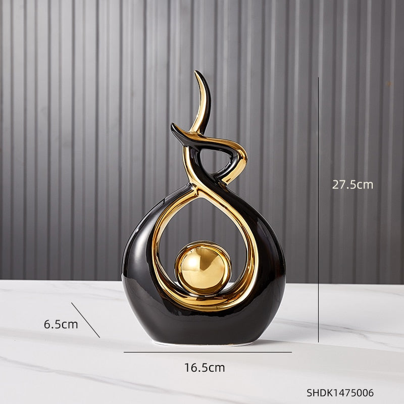 Abstract Ceramic Figurine - iSmart Home Gadgets Limited