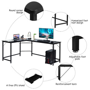 L-shaped Corner Computer Desk - iSmart Home Gadgets Limited