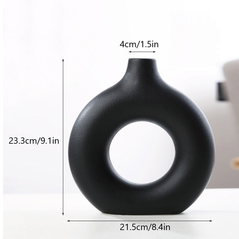 Nordic Circular Vase - iSmart Home Gadgets Limited