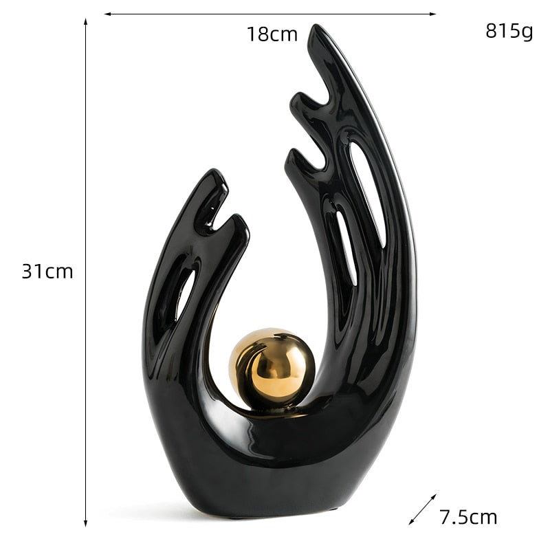 Abstract Ceramic Figurine - iSmart Home Gadgets Limited