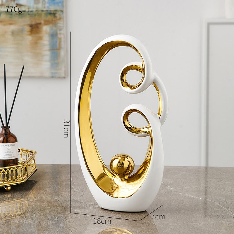 Abstract Ceramic Figurine - iSmart Home Gadgets Limited