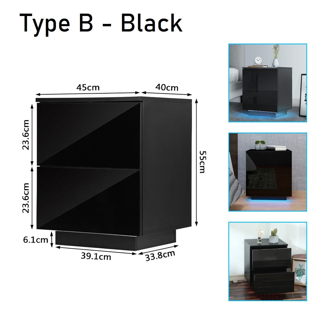 Modern LED Nightstand - iSmart Home Gadgets Limited