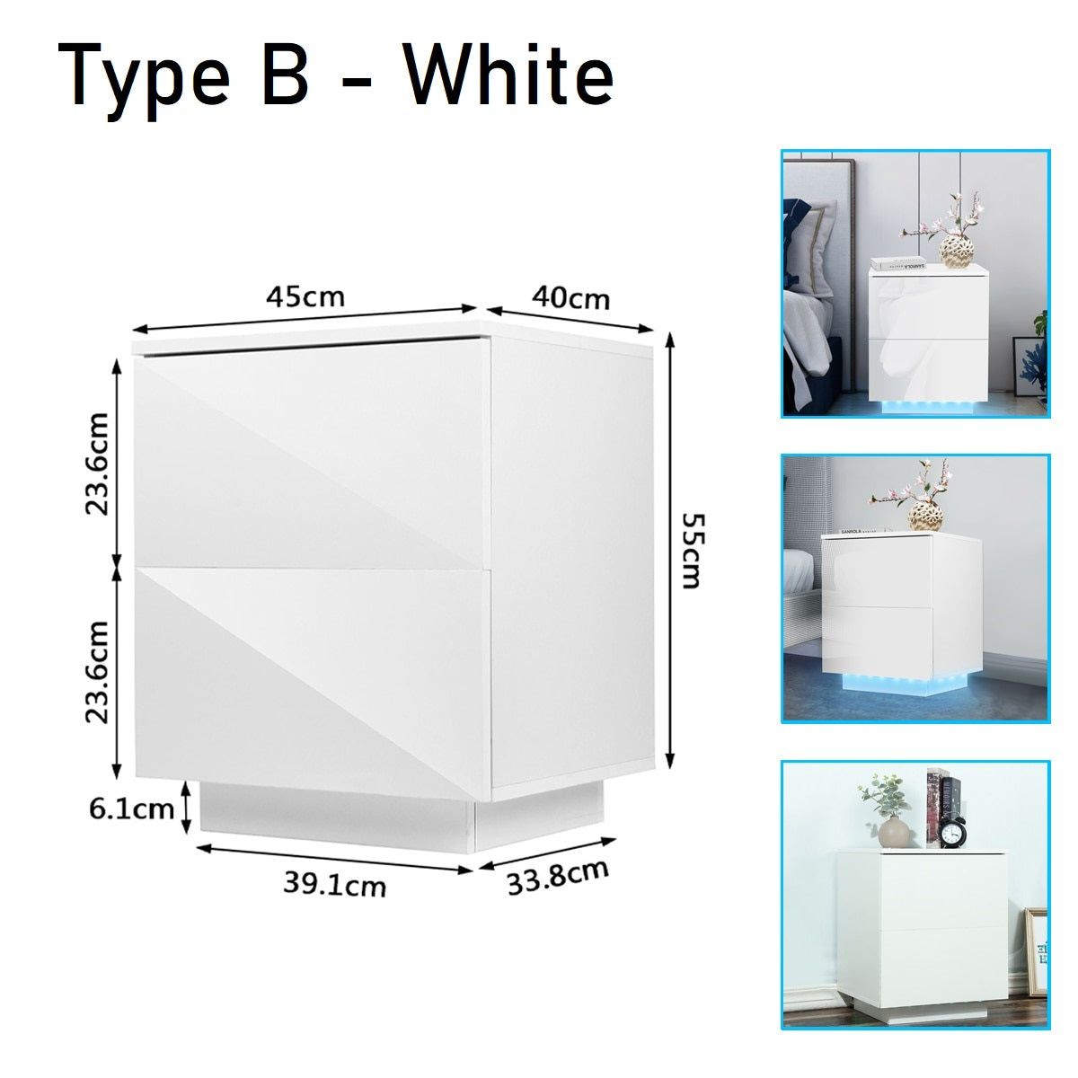 Modern LED Nightstand - iSmart Home Gadgets Limited