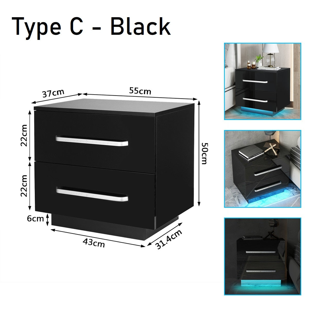 Modern LED Nightstand - iSmart Home Gadgets Limited