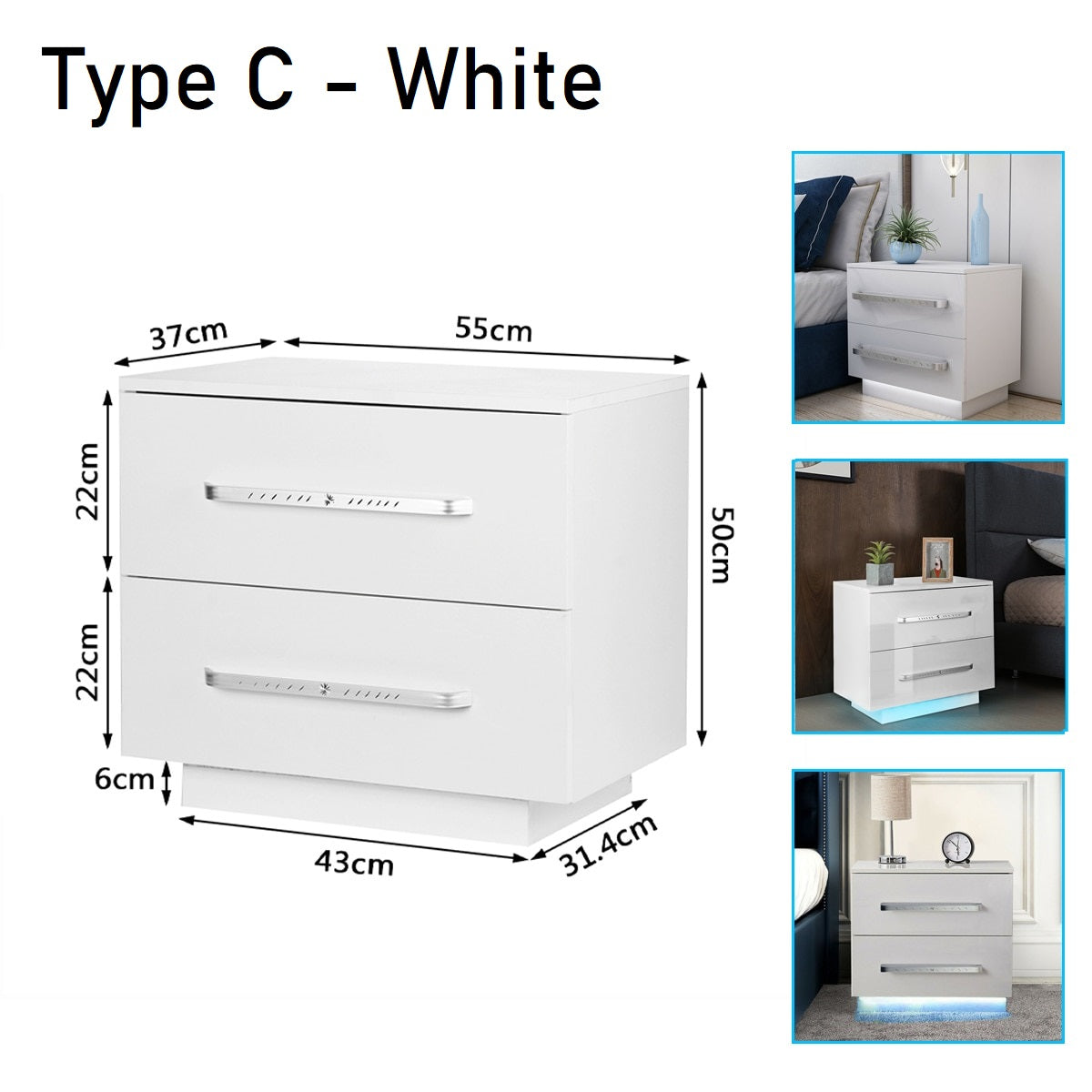 Modern LED Nightstand - iSmart Home Gadgets Limited