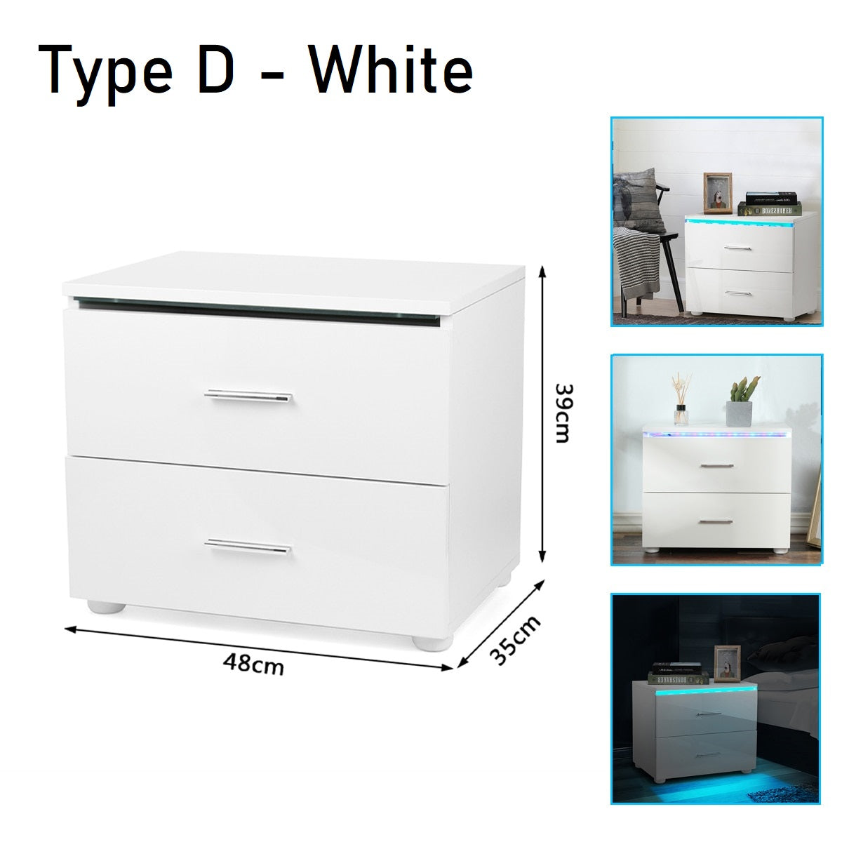 Modern LED Nightstand - iSmart Home Gadgets Limited