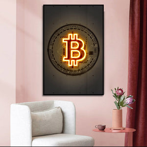Frameless Bitcoin Print - iSmart Home Gadgets Limited