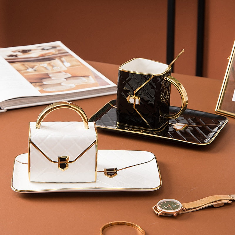 Handbag-Inspired Coffee Cup Set - iSmart Home Gadgets Limited