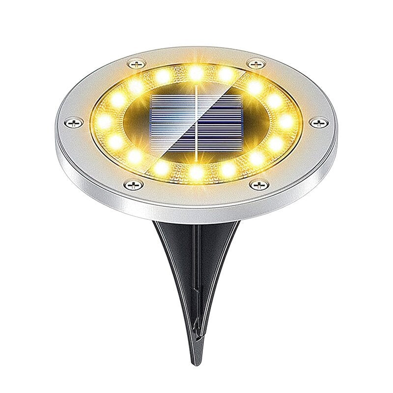 solar ground light | beau jardin solar lights | flat in-ground solar lights | best solar lights for shaded areas