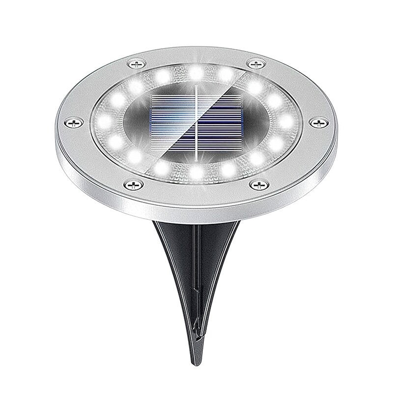solar ground light | beau jardin solar lights | flat in-ground solar lights | best solar lights for shaded areas